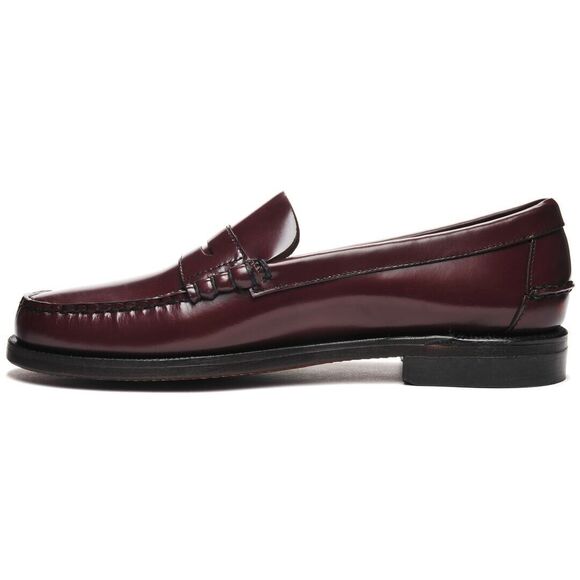 Sebago Classic Dan Men Grandeur Sz 14 Handsewn Shoes Loafer Garnet Burgundy NEW main image 4